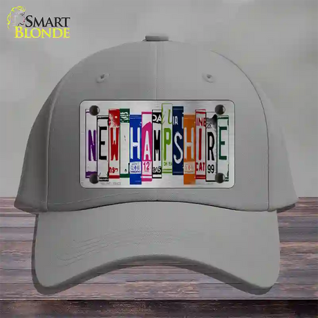 New Hampshire License Plate Art Novelty License Plate Hat Cotton / Gray