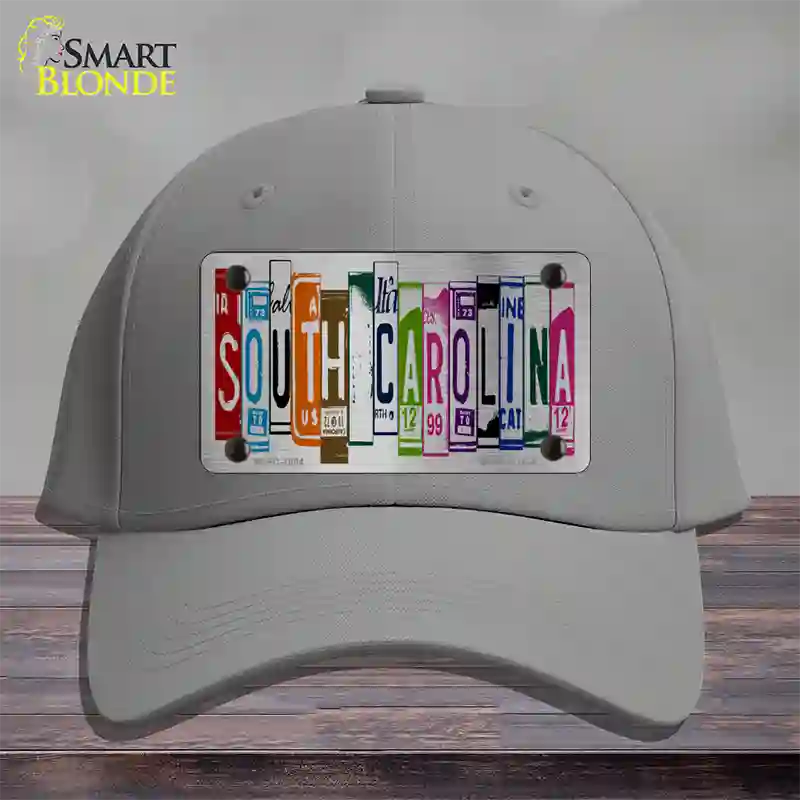 South Carolina License Plate Art Novelty License Plate Hat Cotton / Gray