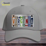 Virginia License Plate Art Novelty License Plate Hat Cotton / Gray