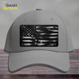 Alaska Carbon Fiber Novelty License Plate Hat Cotton / Gray