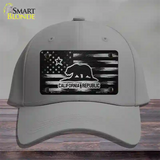 California Carbon Fiber Novelty License Plate Hat Cotton / Gray