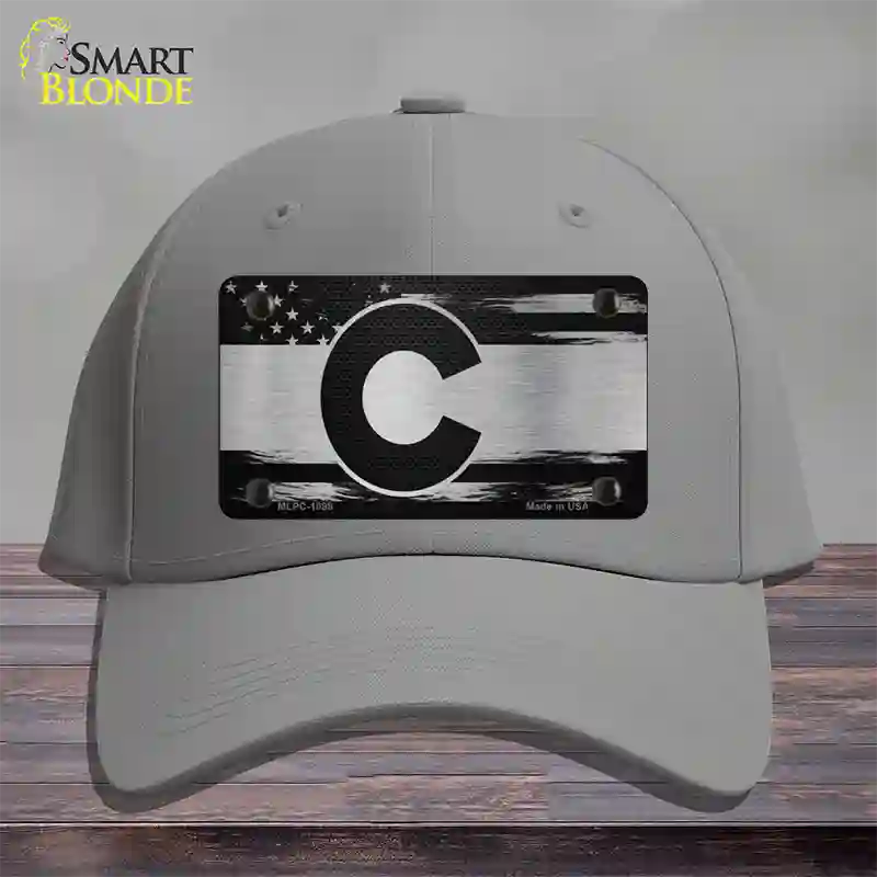 Colorado Carbon Fiber Novelty License Plate Hat Cotton / Gray