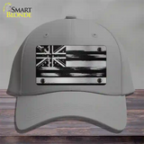 Hawaii Carbon Fiber Novelty License Plate Hat Cotton / Gray