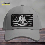 Louisiana Carbon Fiber Novelty License Plate Hat Cotton / Gray