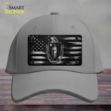 Massachusetts Carbon Fiber Novelty License Plate Hat Cotton / Gray