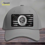 Minnesota Carbon Fiber Novelty License Plate Hat Cotton / Gray