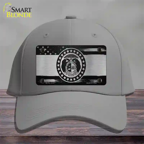 Missouri Carbon Fiber Novelty License Plate Hat Cotton / Gray