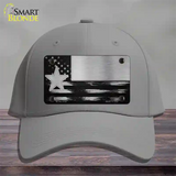 Texas Carbon Fiber Novelty License Plate Hat Cotton / Gray