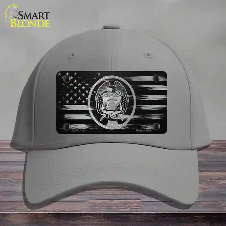 Utah Carbon Fiber Novelty License Plate Hat Cotton / Gray