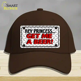 Get Me a Beer Novelty License Plate Hat Cotton / Dark Brown