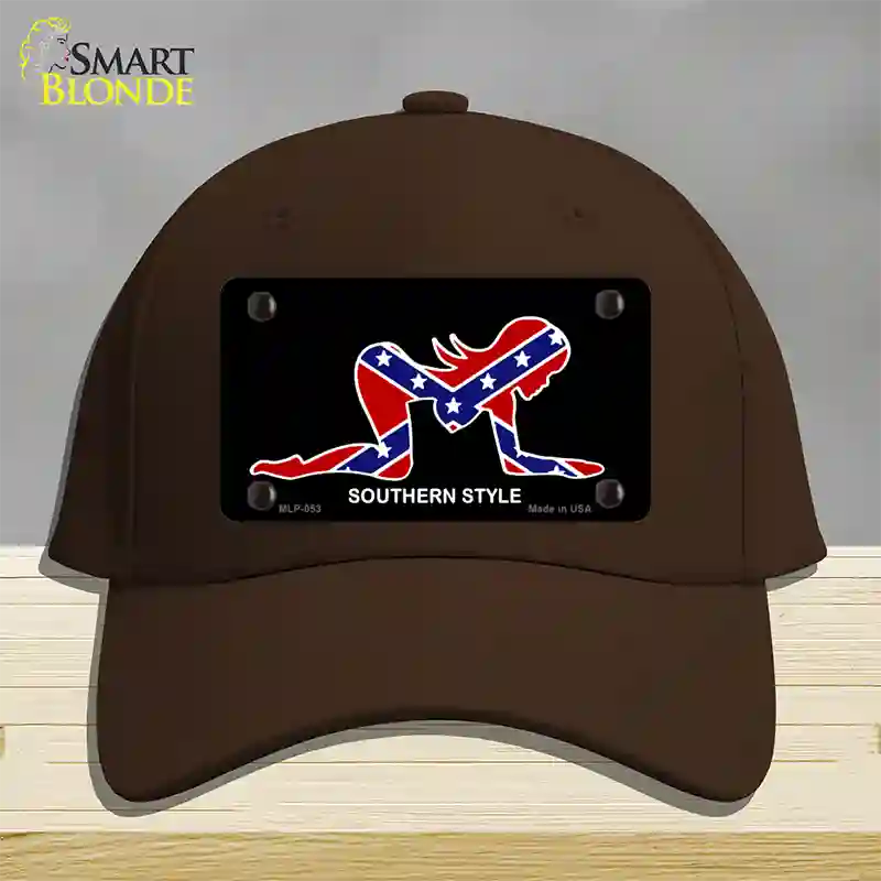 Southern Style Sexy Novelty License Plate Hat Cotton / Dark Brown