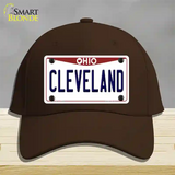 Cleveland Ohio Novelty License Plate Hat Cotton / Dark Brown