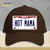 Hot Mama Ohio Novelty License Plate Hat Cotton / Dark Brown