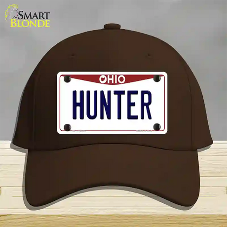 Hunter Ohio Novelty License Plate Hat Cotton / Dark Brown