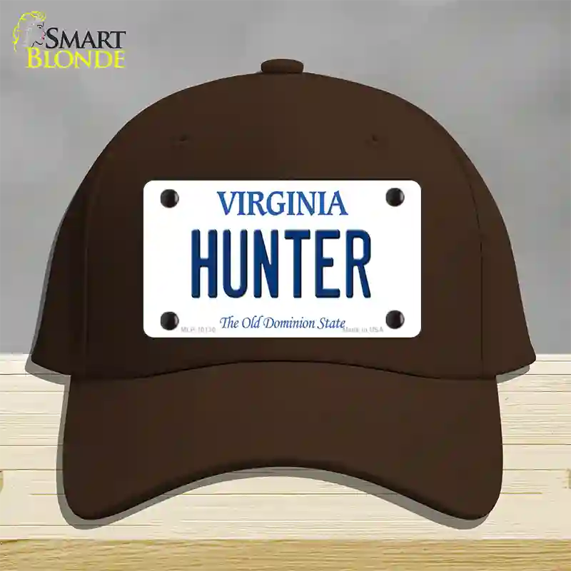 Hunter Virginia Novelty License Plate Hat Cotton / Dark Brown