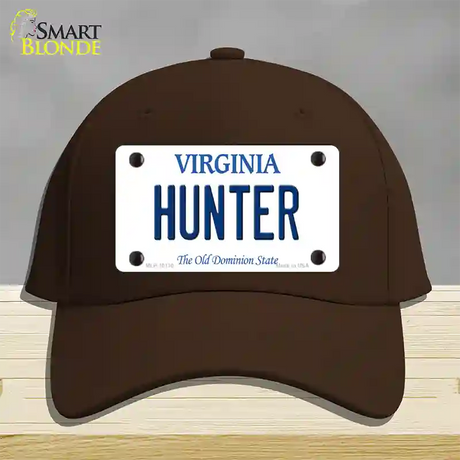 Hunter Virginia Novelty License Plate Hat Cotton / Dark Brown