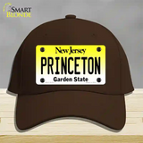 Princeton New Jersey Novelty License Plate Hat Cotton / Dark Brown