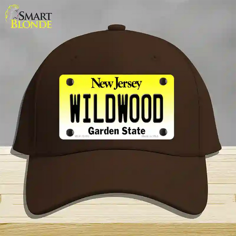 Wildwood New Jersey Novelty License Plate Hat Cotton / Dark Brown