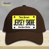 Jersey Shore New Jersey Novelty License Plate Hat Cotton / Dark Brown