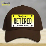 Retired New Jersey Novelty License Plate Hat Cotton / Dark Brown