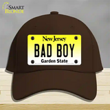 Bad Boy New Jersey Novelty License Plate Hat Cotton / Dark Brown