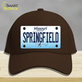 Springfield Missouri Novelty License Plate Hat Cotton / Dark Brown