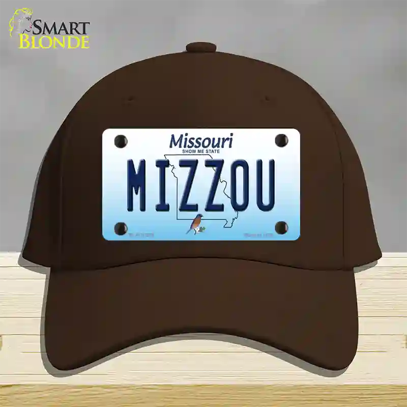 Mizzou Missouri Novelty License Plate Hat Cotton / Dark Brown