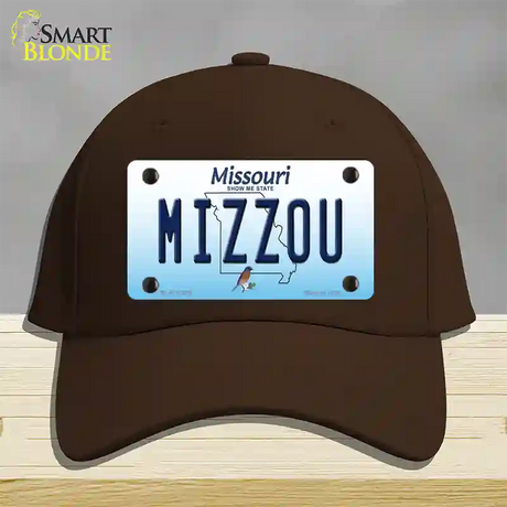 Mizzou Missouri Novelty License Plate Hat Cotton / Dark Brown