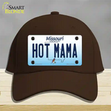 Hot Mama Missouri Novelty License Plate Hat Cotton / Dark Brown