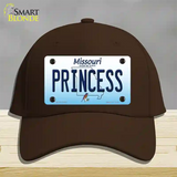 Princess Missouri Novelty License Plate Hat Cotton / Dark Brown