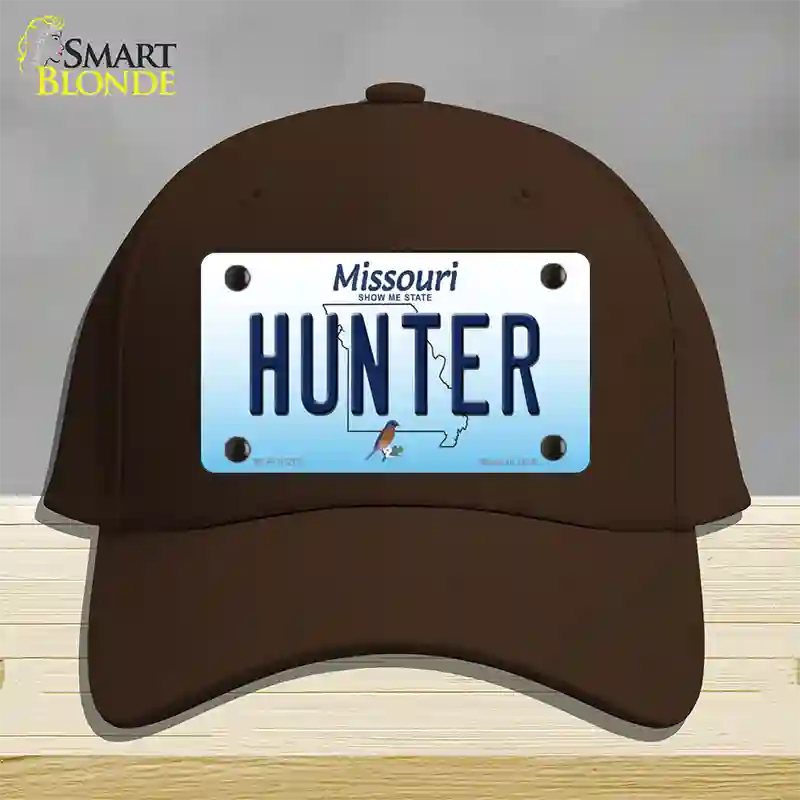 Hunter Missouri Novelty License Plate Hat Cotton / Dark Brown