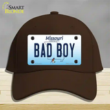 Bad Boy Missouri Novelty License Plate Hat Cotton / Dark Brown