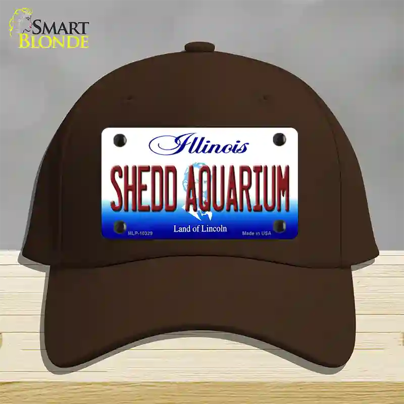 Shedd Aquarium Illinois Novelty License Plate Hat Cotton / Dark Brown