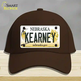 Kearney Nebraska Novelty License Plate Hat Cotton / Dark Brown