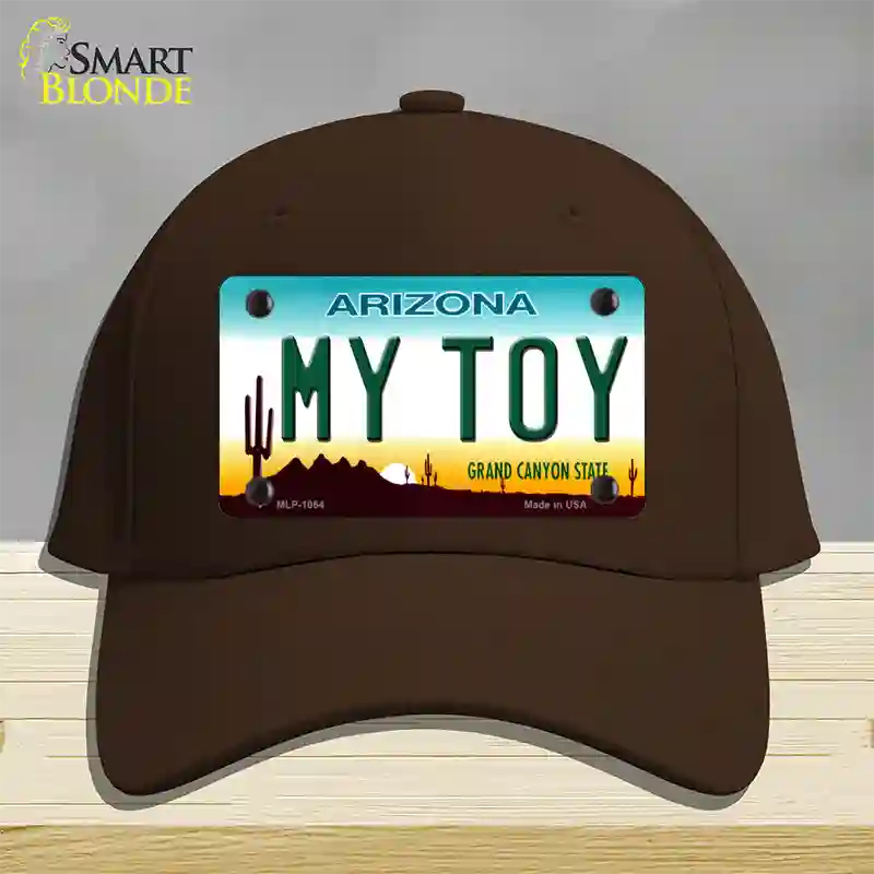 My Toy Arizona Novelty License Plate Hat Cotton / Dark Brown