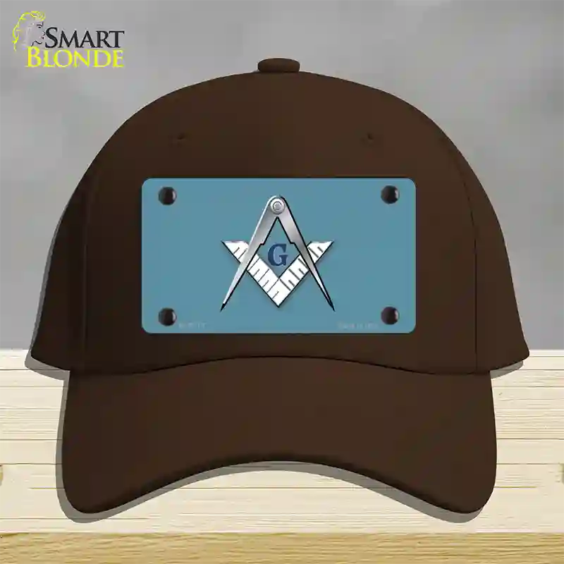 Masons Logo Novelty License Plate Hat Cotton / Dark Brown