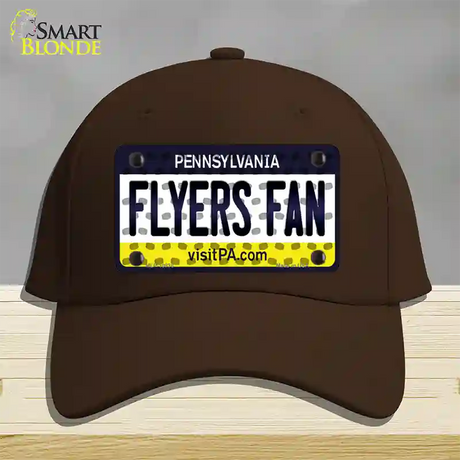 Flyers Fan Pennsylvania Novelty License Plate Hat Cotton / Dark Brown