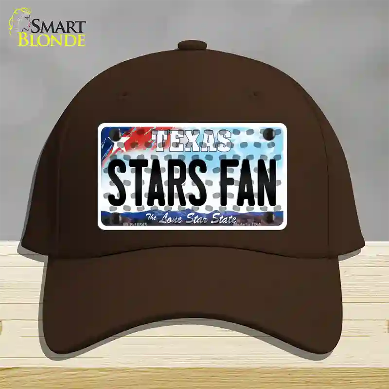 Stars Fan Texas Novelty License Plate Hat Cotton / Dark Brown