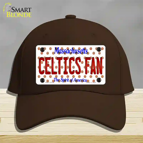 Celtics Fan Massachusetts Novelty License Plate Hat Cotton / Dark Brown