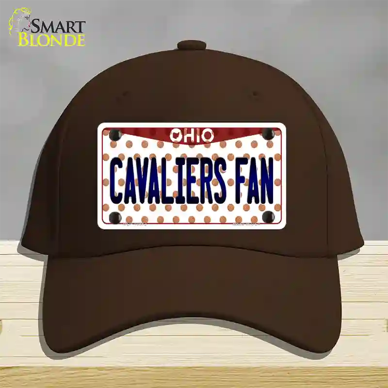 Cavaliers Fan Ohio Novelty License Plate Hat Cotton / Dark Brown