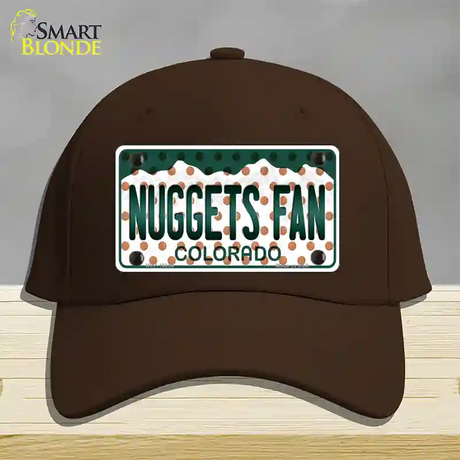 Nuggets Fan Colorado Novelty License Plate Hat Cotton / Dark Brown