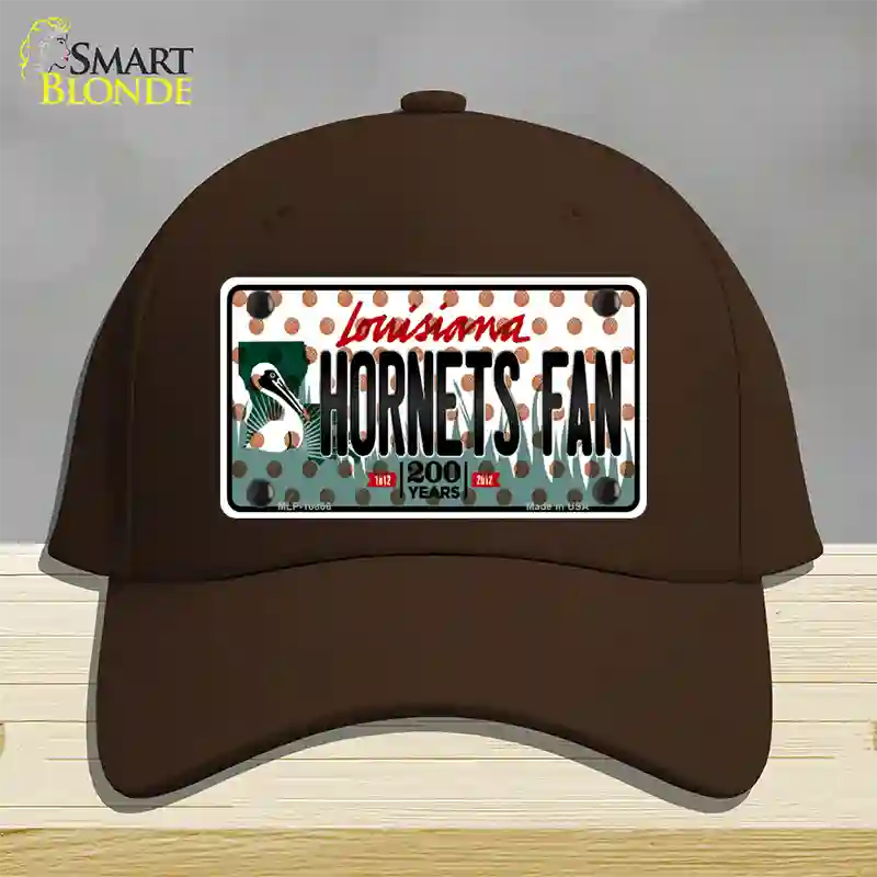 Pelicans Fan Louisiana Novelty License Plate Hat Cotton / Dark Brown