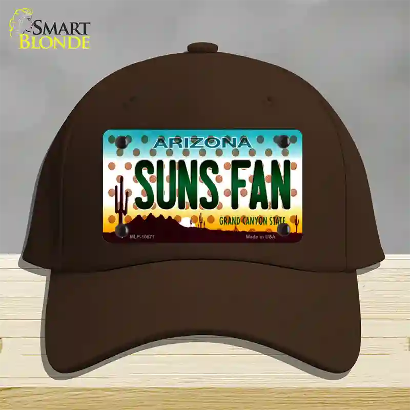 Arizona Suns Fan Novelty License Plate Hat Cotton / Dark Brown