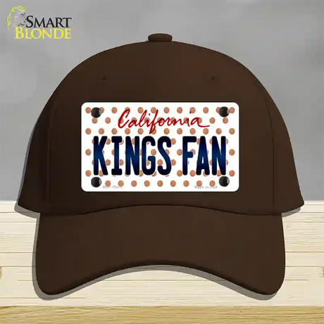 California Kings Fan Novelty License Plate Hat Cotton / Dark Brown