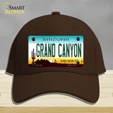 Grand Canyon Arizona Novelty License Plate Hat Cotton / Dark Brown