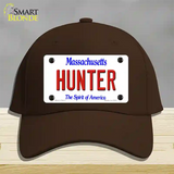 Hunter Massachusetts Novelty License Plate Hat Cotton / Dark Brown