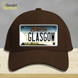 Glasgow Montana State Novelty License Plate Hat Cotton / Dark Brown