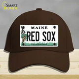 Red Sox Maine Novelty License Plate Hat Cotton / Dark Brown