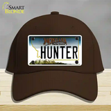 Hunter Montana State Novelty License Plate Hat Cotton / Dark Brown