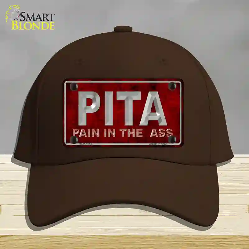 Pain In The Ass Novelty License Plate Hat Cotton / Dark Brown